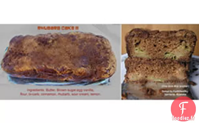 Gâteau à la Rhubarbe III