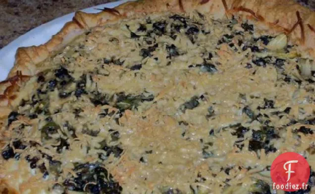 Quiche aux Herbes et Champignons du Chef Joey (Sans produits laitiers)