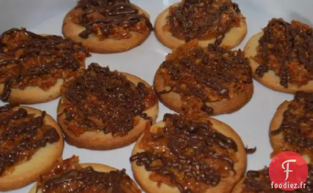 Bars Samoas - Tout Comme les Biscuits Girl Scout!