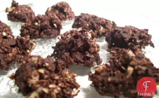Grappes de Noix de Coco Au Chocolat