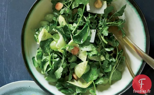 Salade de Cresson à la Vinaigrette au Verjus