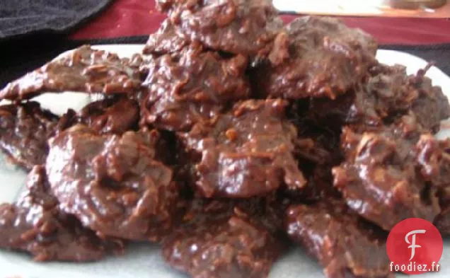 Biscuits au chocolat et à la noix de coco