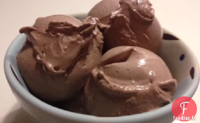 (Basique mais Fantastique) Glace au Chocolat Noir