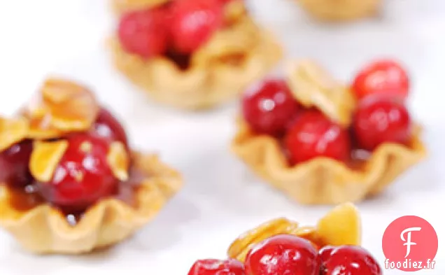 Tartes aux Canneberges et aux Amandes