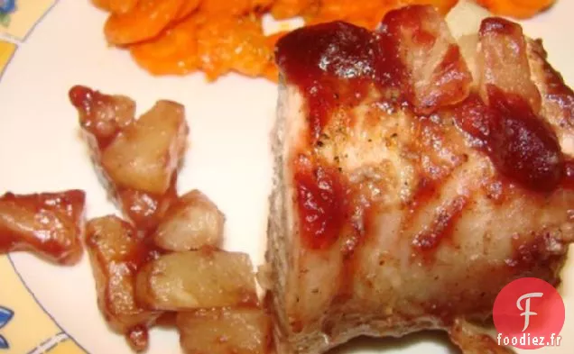Rôti de Porc Aux Canneberges Et Ananas