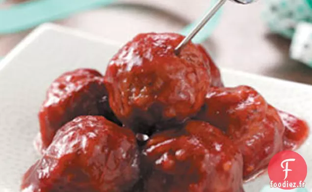 Recette de Boulettes de Viande au Chili aux Canneberges