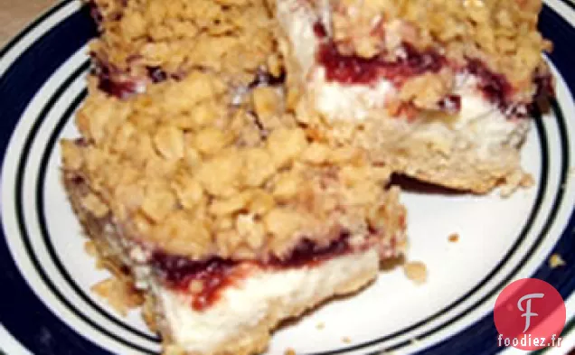 Barres de Fromage aux Canneberges