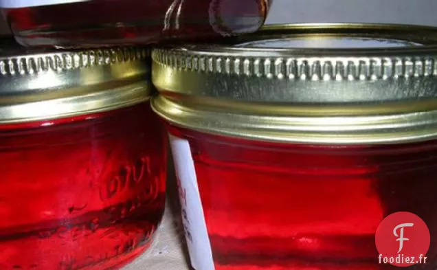 Gelée de Canneberges et de Poivrons (Chaude)
