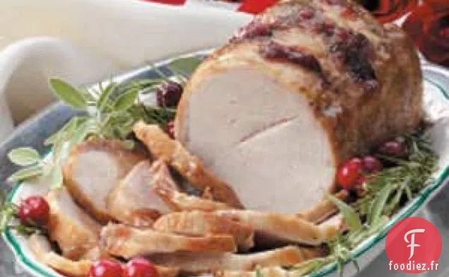 Poulet Glacé aux Canneberges