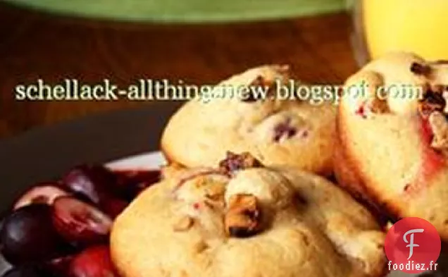 Muffins aux Canneberges et aux Pacanes