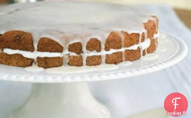 Gâteau aux Canneberges et à l'Orange Fourré au Fromage à la Crème