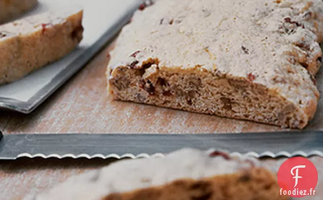 Biscotti aux Noix de Pécan et aux Canneberges