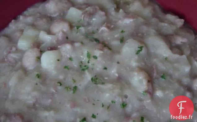 Soupe de Haricots, Pommes de Terre et Choucroute