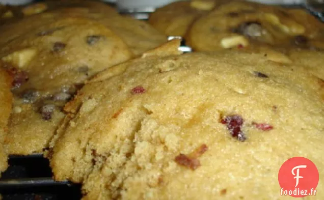 Biscuits aux Pépites de Chocolat aux Canneberges