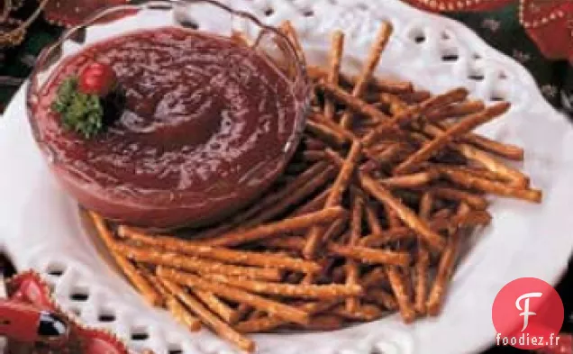 Trempette de Bretzel Rouge Rubis