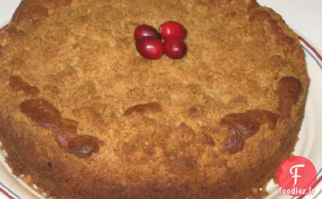 Gâteau de Mie aux Canneberges