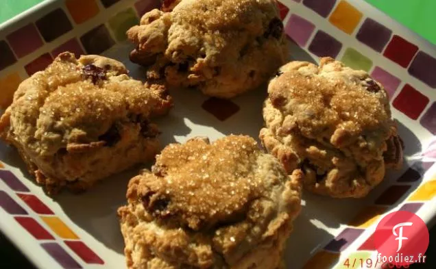Scones Orange aux Canneberges