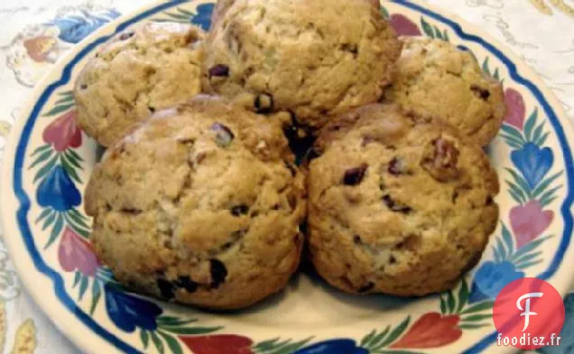 Muffins aux Canneberges et à l'Orange Séchés