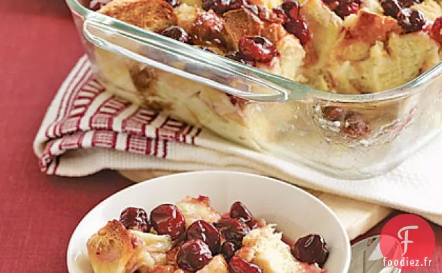 Pouding au Pain aux Canneberges