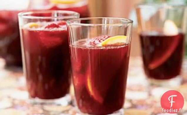 Sangria Canneberge-Framboise