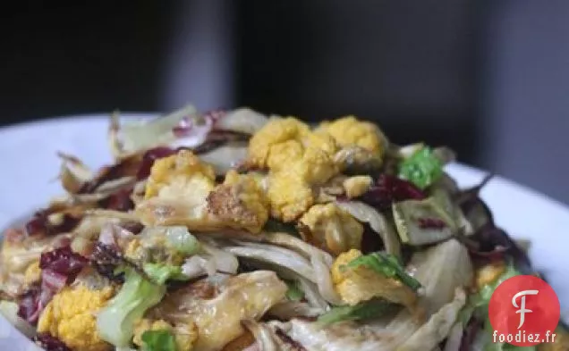 Salade De Chou-Fleur Rôti Et Fenouil Avec Endive, Radicchio, An
