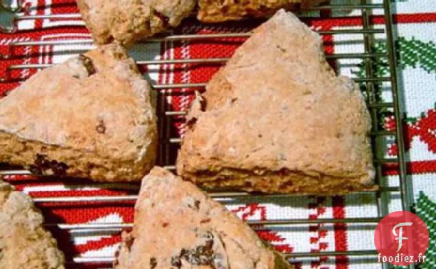 Scones de Fruits Secs Faibles En Gras