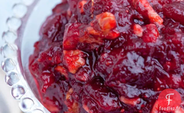 Sauce aux Canneberges à l'Orange