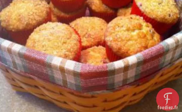 Muffins aux Canneberges et à l'Orange