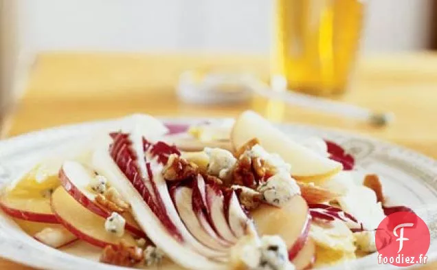 Salade de Pommes et d'Endives avec Vinaigrette au Miel