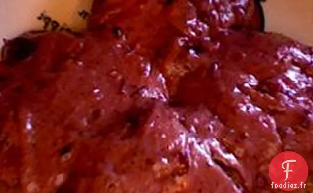 Galettes de Dinde à la Sauce à la Crème de Canneberges