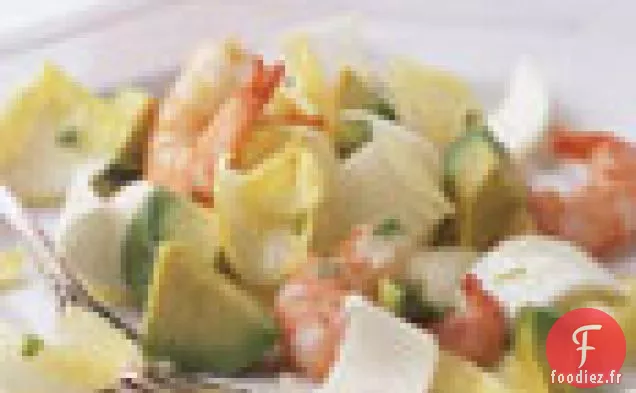 Salade d'Avocat, de Crevettes et d'Endives