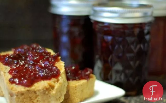 Confiture de Cabernet aux Canneberges Épicée