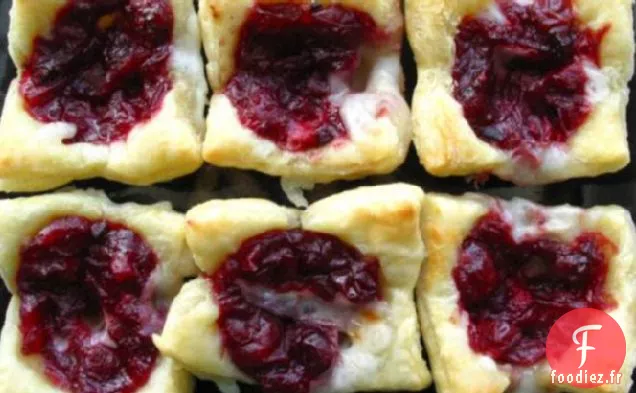 Bouchées de Brie aux Canneberges