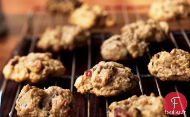 Biscuits aux Pépites de Chocolat aux Canneberges et aux Noix