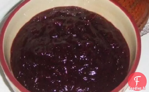 Sauce aux Canneberges Maison