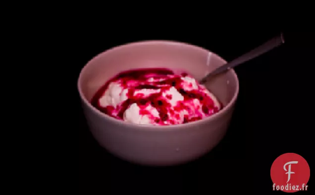 Dessert aux Canneberges et au Fromage à la Crème