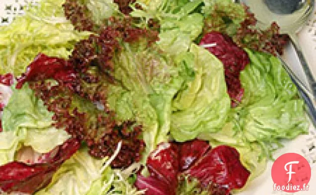 Salade Verte Avec Vinaigrette De Base