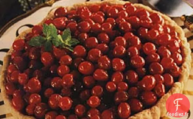 Tarte au Chocolat aux Canneberges Confites