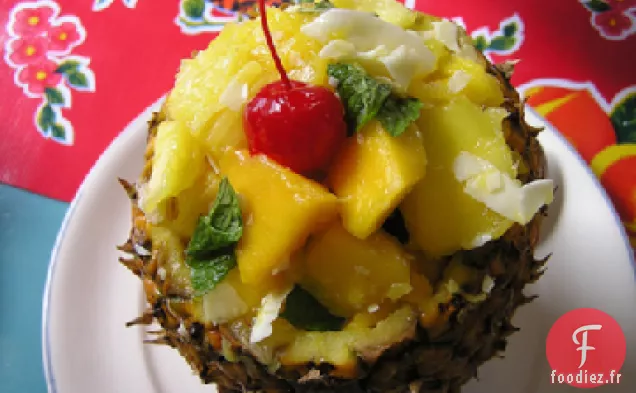 Salade d'Ananas aux Canneberges de Tante Phil