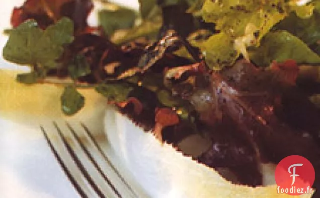 Légumes Verts D'Automne À La Vinaigrette Au Cidre