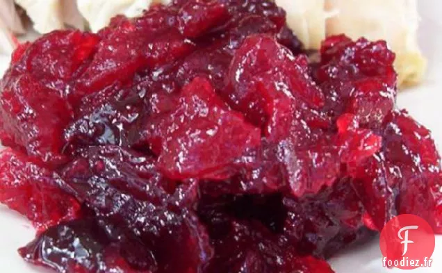 Sauce aux Canneberges Fraîches