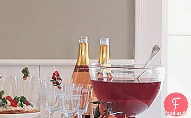 Punch aux Canneberges, à la Mandarine et à la Grenade