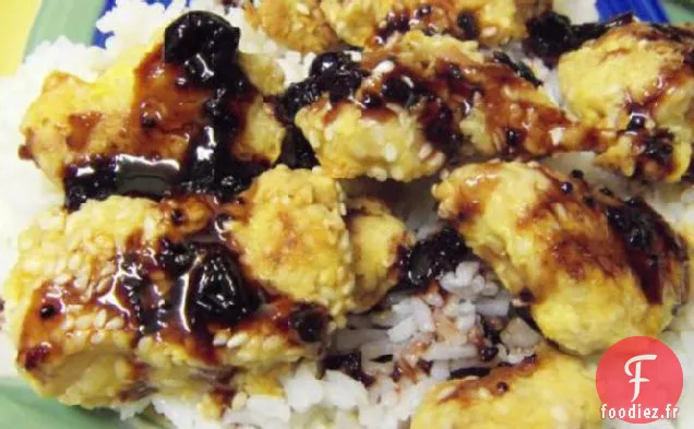 Poulet Au Sésame Avec Trempette