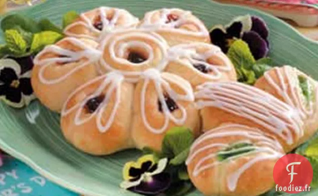 Rouleaux Sucrés Fleuris