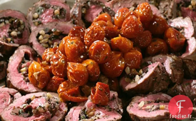 Steak De Flanc Farci aux Olives
