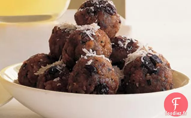 Boulettes De Viande Saupoudrées de Parmesan