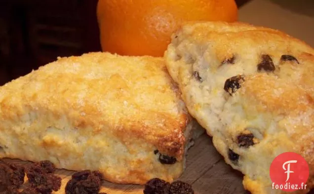 Scones à l'Orange et aux Groseilles