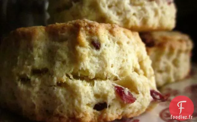 Biscuits au Citron et aux Groseilles de Martha Stewart
