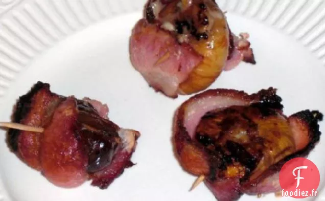 Dattes Fourrées au Manchego Enveloppées de Bacon (Tapas)