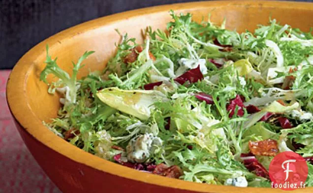 Salade Frisée à la Vinaigrette au Bacon et à l'Érable